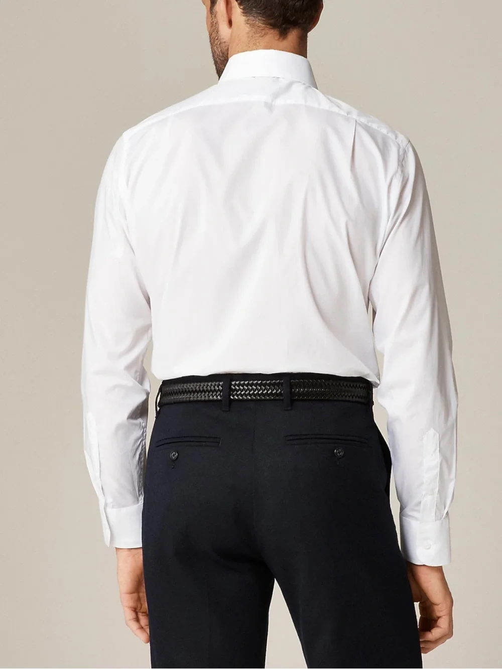 J. Crew White Ludlow Premium Dress Shirt with Point Collar NWT Size 16/33